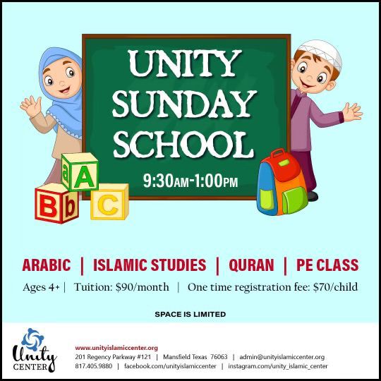 Unity Sunday School Flyer