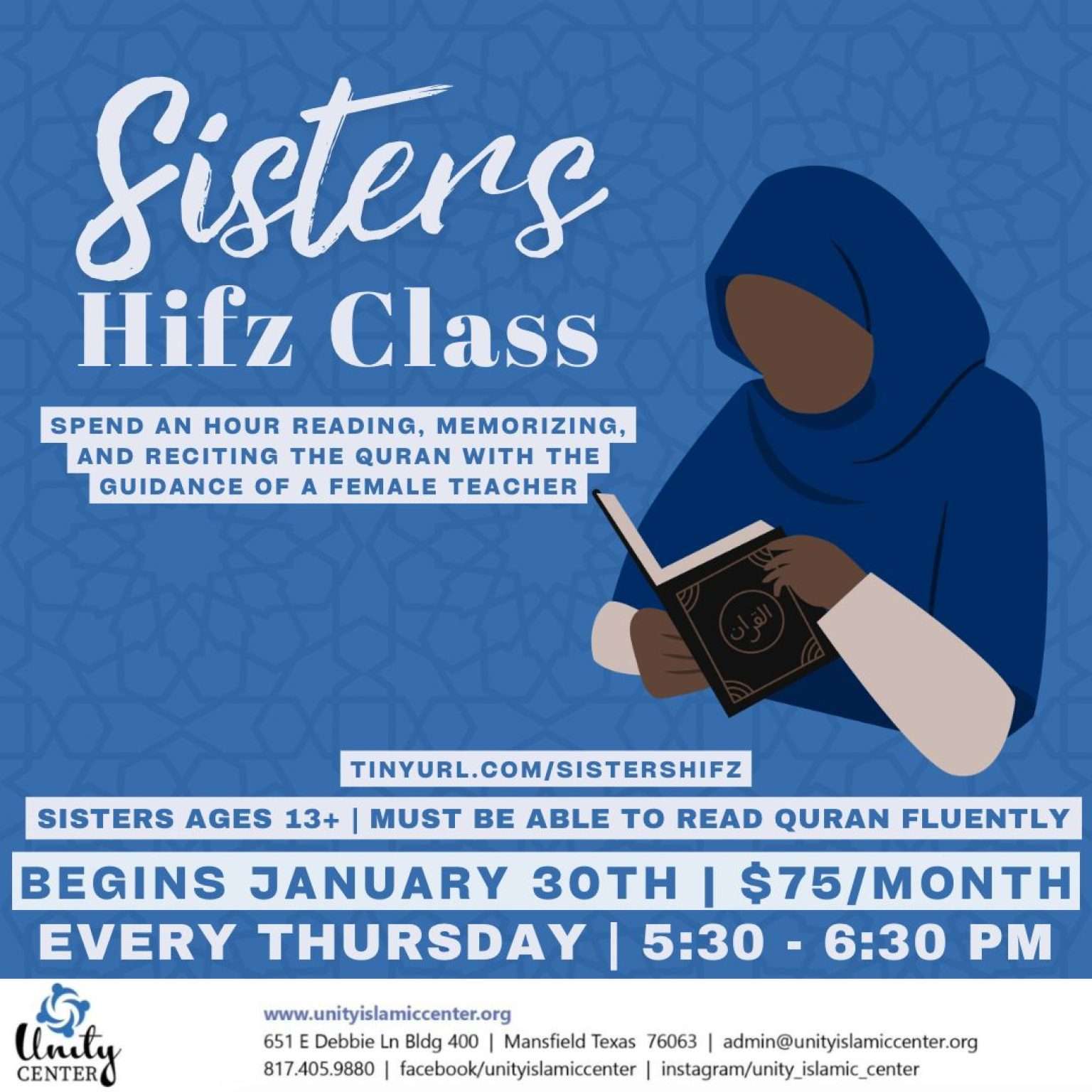 Sisters Hifz Class Unity Islamic Center Mansfield Masjid sisters-hifz-class-unity-islamic-center-mansfield-masjid